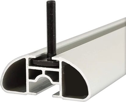 Doorsnede aluminium drager met T-adapter