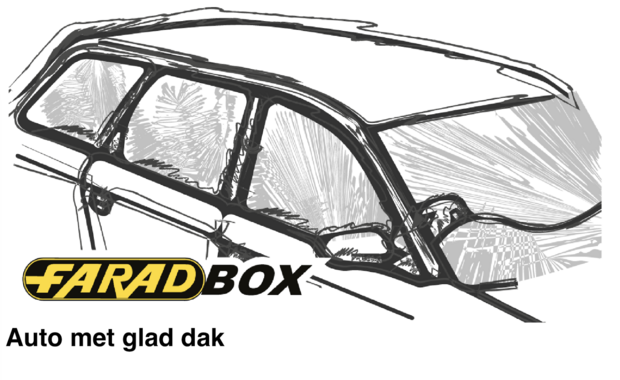 Auto met glad dak